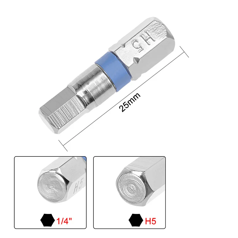 4pcs Hexagon Screwdriver Bit Set 1/4\