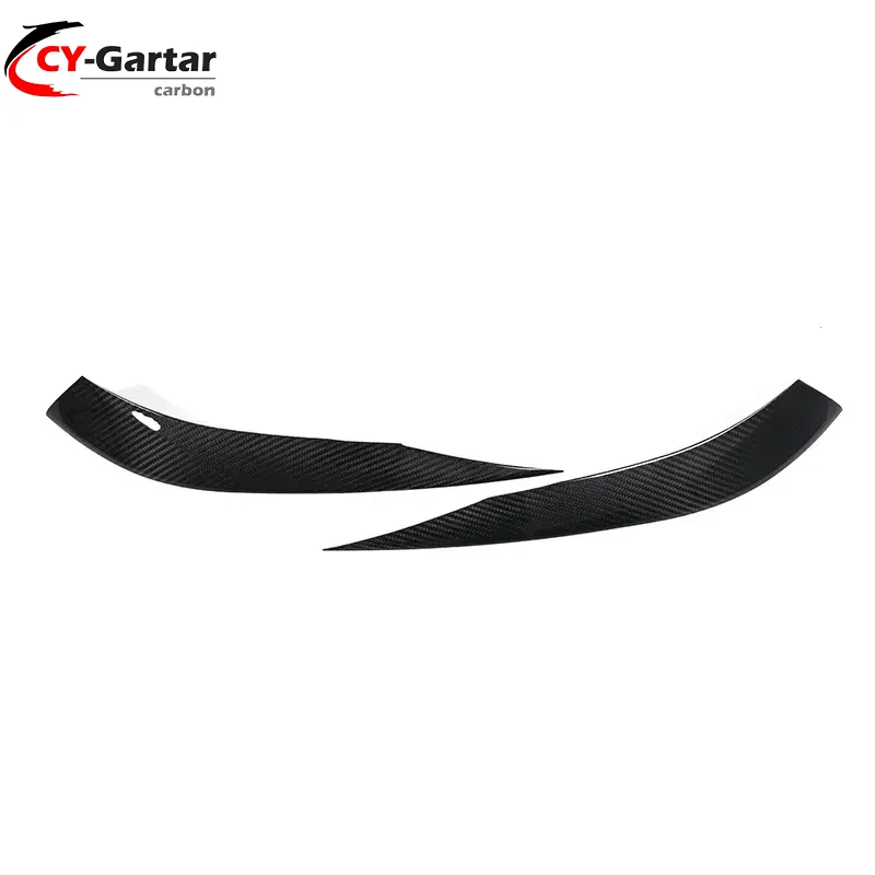 Headlight Eyebrow Trim Carbon Fiber Eyelid Sticker Decal For BMW G87 M2 Front Headlight Lamp Cover Brow Headlamp Eyelid Car Part