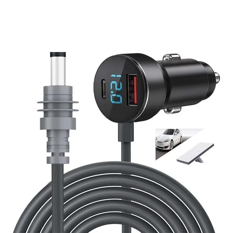 

For Starlink Mini 12V-24V Waterproof Car Charger To DC Power Cable for Starlink Mini Antenna Cigarette Lighter Cable 3m 5m
