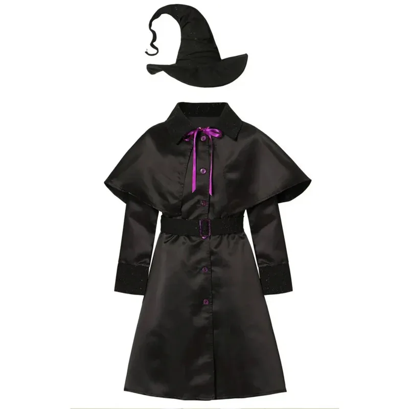 

Sky02 Halloween Cosplay Makeup Ball Performance Dress Female Male Wizard Role-playing Big Wizard Party Black Hat Clothing B88Li
