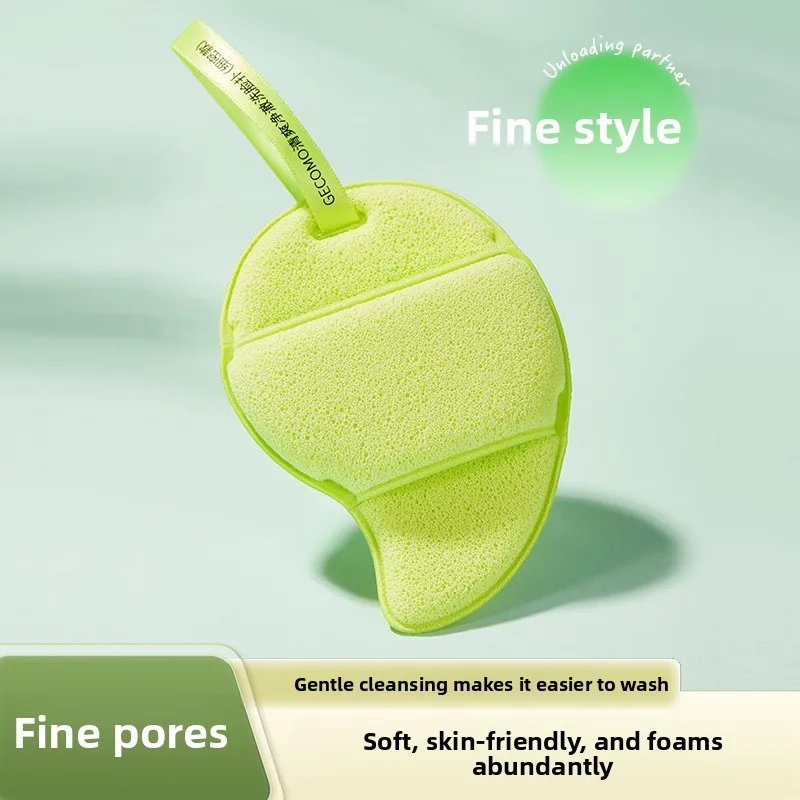 Facial Cleansing Sponge, Reusable Exfoliating Puff & Mask Applicator, Deep Pore Cleanse Face Wash Tool