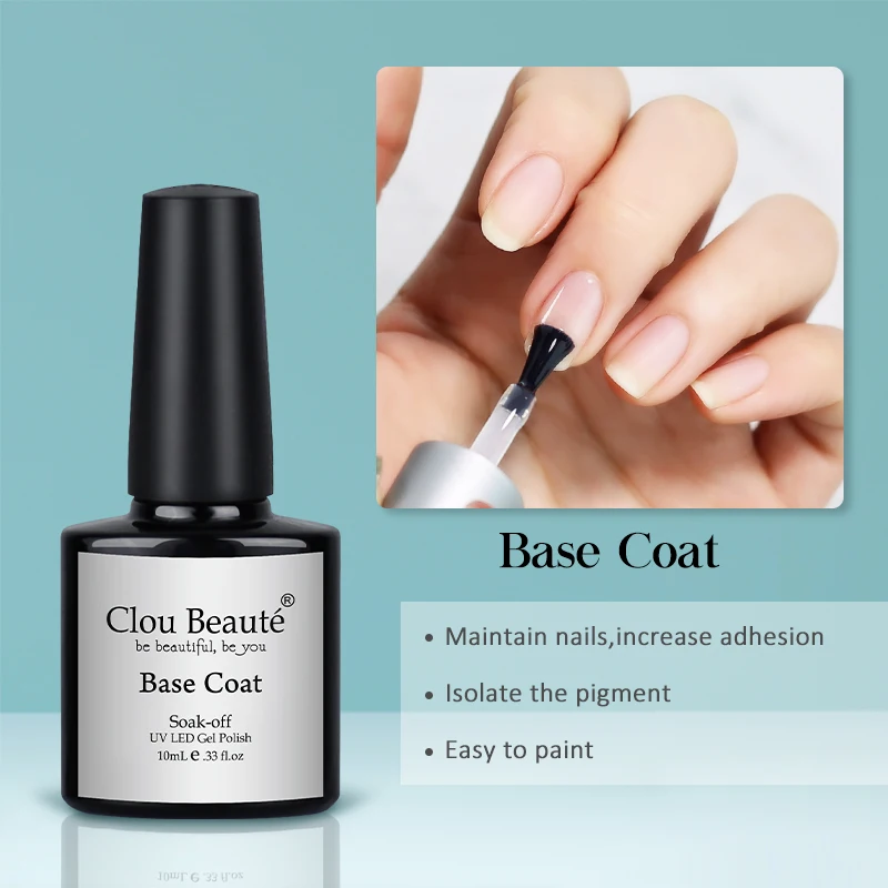 Clou Beaute 15 ml Rood Zwart Wit Groen Neon Gel Nagellak Base Top Coat Velvet Top 400 Kleuren Semi permanente Gel Nagellak