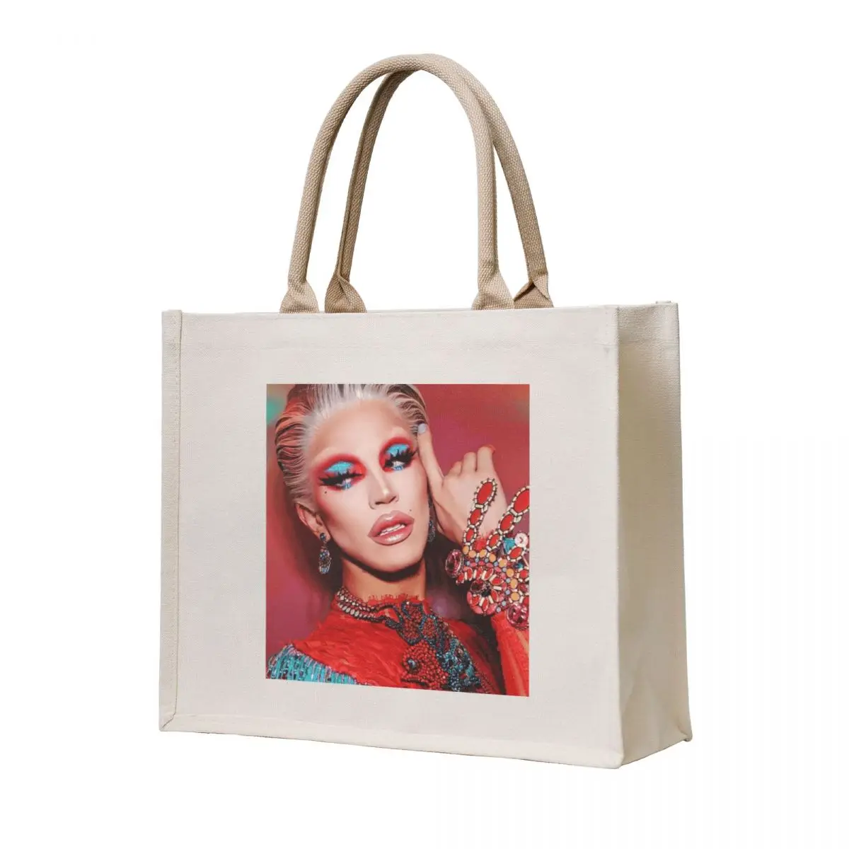 

Aquaria - Ruby Red Tote Bag the tote bag ecological bags Women's handbag university shopper bag