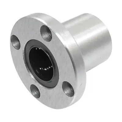 LMF20UU 20x32x42 มม. หน้าแปลนกลมประเภท Linear Motion แบริ่งเลื่อน