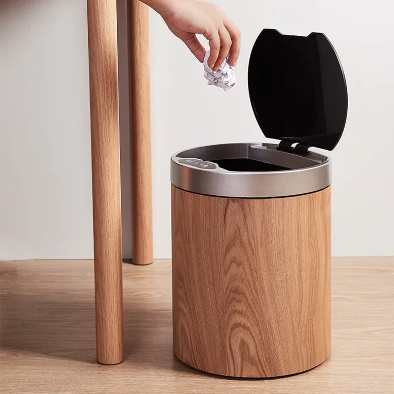 Home Intelligent Induction Garbage Bin, Ultra-Long Battery Life, Trash Container, One-Key Open for Simplified Waste Disposal