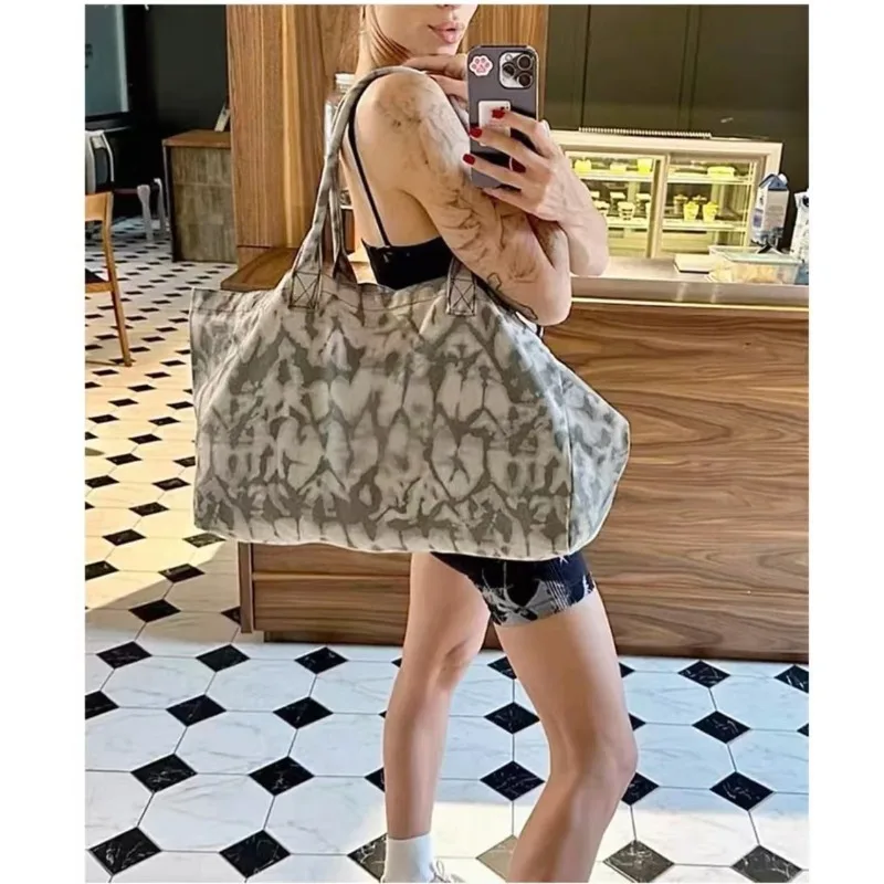 

Холщовая сумка для покупок для йоги и фитнеса с большой вместительностью, простая и модная сумка для спорта и фитнеса