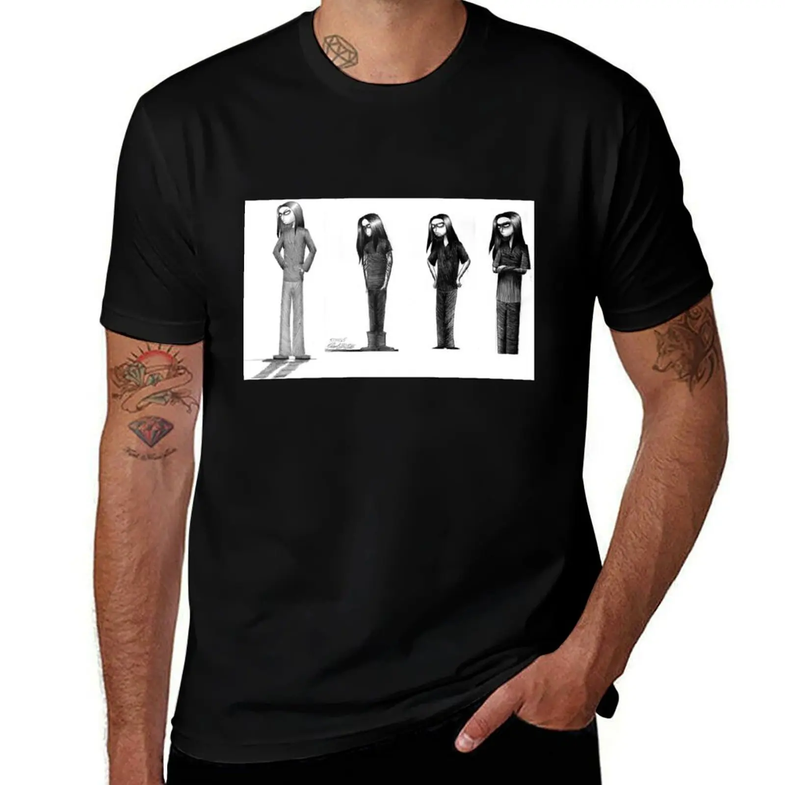 Rag Doll Type O Negative T-Shirt Plus Size Outdoor Casual Top T-Shirt