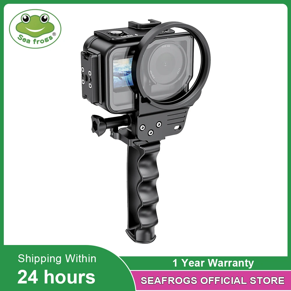 

Seafrogs SF15006 60Meter Aluminum Alloy Housing For DJI Action6/5/4 Action Camera Housing