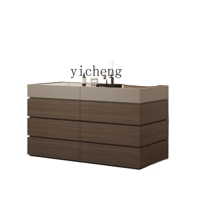 ZK High-Grade Double-Sided Display Stand Home Lockers Cloakroom Display Storage Floor Chest of Drawers Storage Integrated