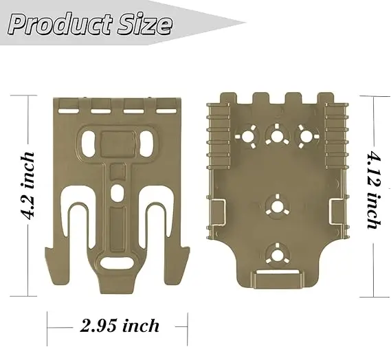 Система быстрой блокировки QLS 19, фиксирующая вилка для кобуры и адаптер QLS 22, основание для аксессуаров для кобуры для пистолета, адаптер для чехла для пистолета