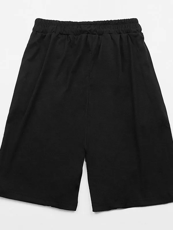 Vita media da uomo Casual orts Gamba dritta Estate Faion Abbigliamento quotidiano Diciotto pantaloni Non-Marca Vitali giovanile Sle