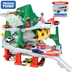 TAKARA TOMY TOMICA Adventure Spiral Mountain Road electric rail car set Toy tomy Rail car toy model set as a gift for children.