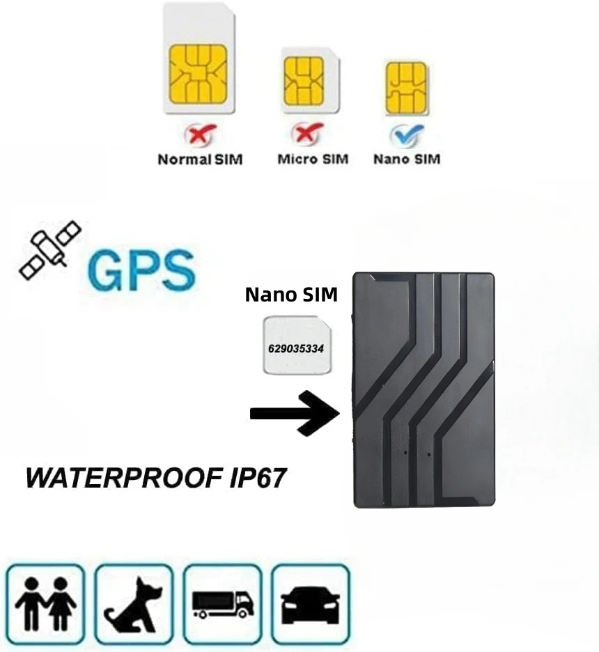 Mini  GSM GPS tracker LM009 for Car Kids Personal Voice Monitor Pet track device with free online tracking APP