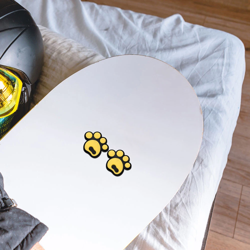 

8 PCS Ski Stickers and Snowboard Decals Paw Pad Protection Fun for Skiing Dog Traction Pads Anti Slip Floor Mat