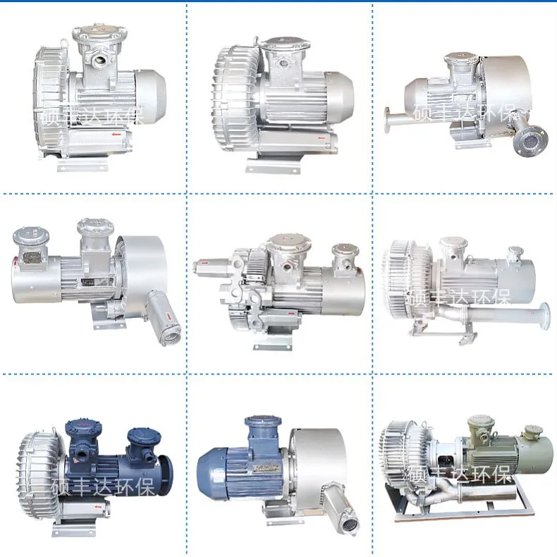 에어 나이프용 고압 팬, 에어 나이프용 고압 소용돌이 팬 RB-610D 2.2kw3kw 소용돌이에 적합