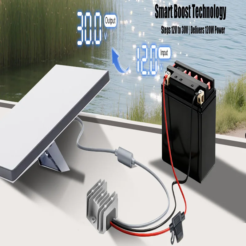 Starlink MINI12V to 30V 3.5A converter waterproof DC boost power adapter suitable for off-road, RV, marine, outdoor use