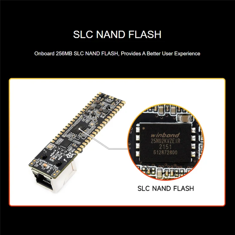 AEF7-Luckfox Lyra Plus RK3506G2 Placa de desarrollo Linux en miniatura Procesador Cortex-A7 de 3 núcleos RJ45 Ethernet