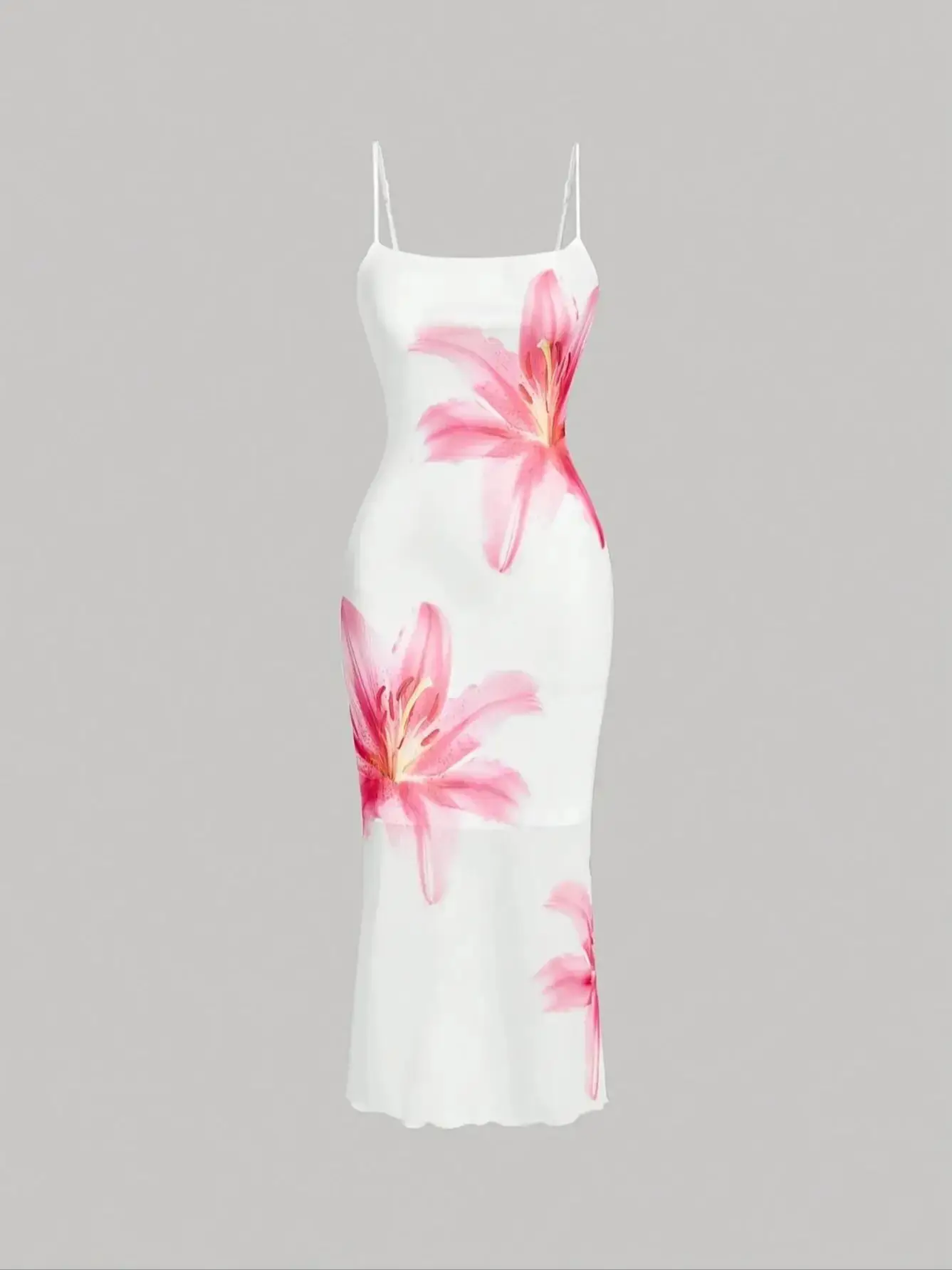 Elegante zomerjurk met bloemenprint, jurk in resortstijl - afbeelding 2