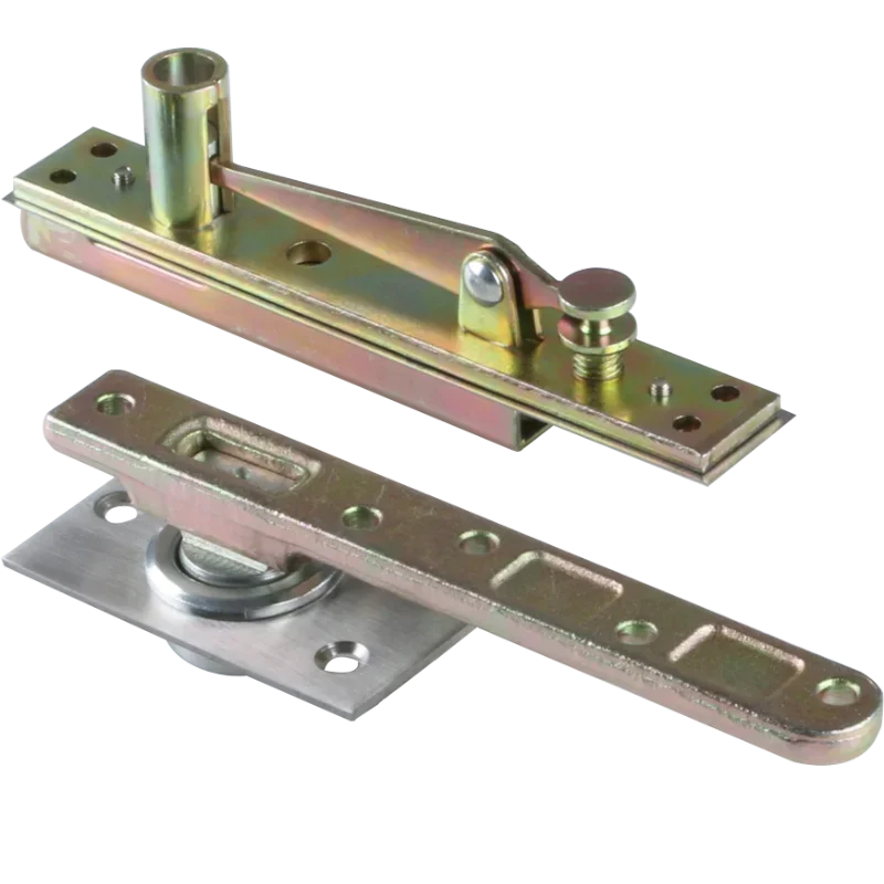 Stainless Steel Hidden Pivoting Hinge - 100kg Heavy Duty 360° Rotation Invisible Floor Spring for Wooden Doors