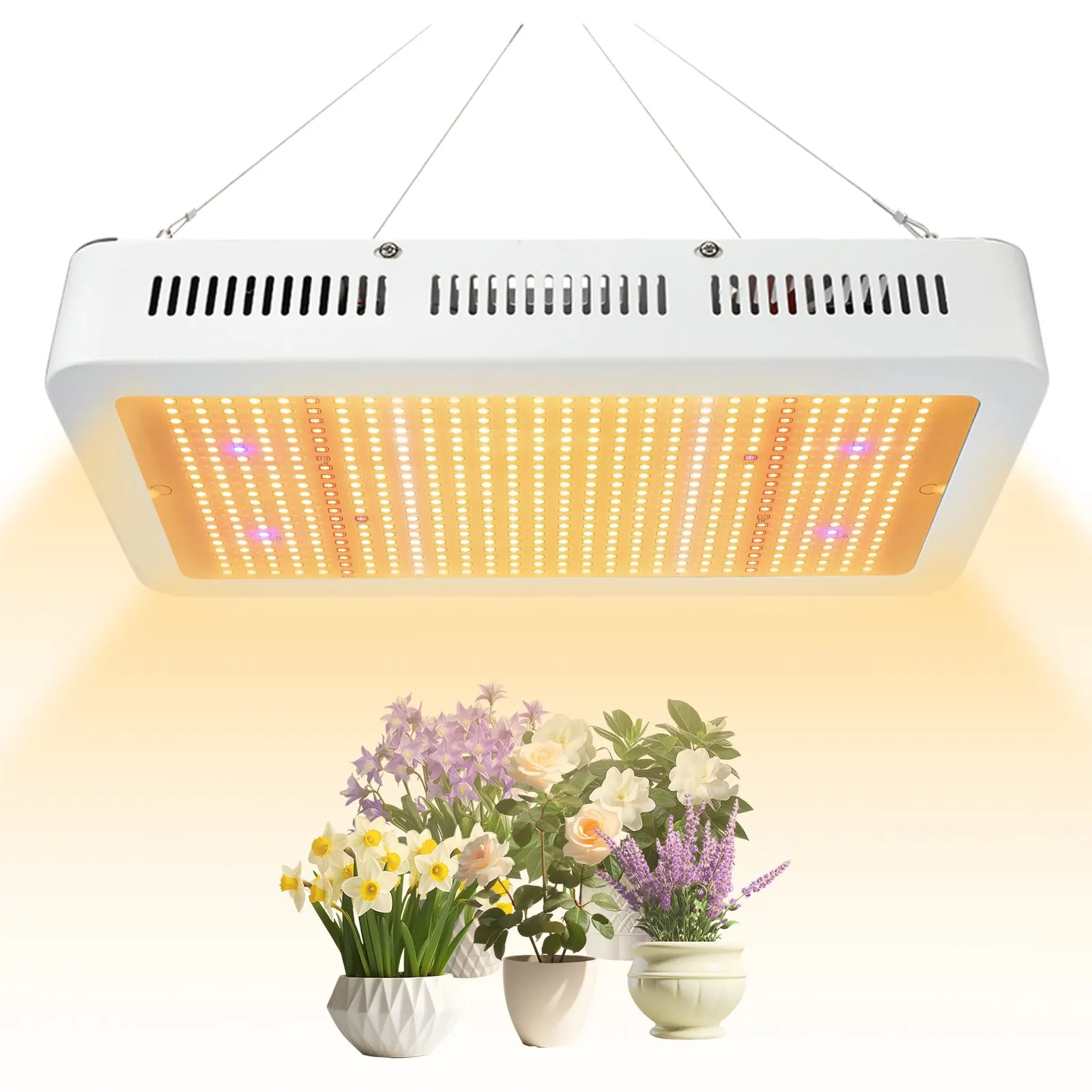 

2024 New 1000W LED Grow Light Full Spectrum Phytolamp for Plant Indoor Hydroponics Flowering Vegs Fruit Growtent Greenhouse