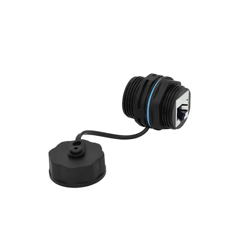 20 قطعة RJ45 لوحة جبل المقرنة ، IP68 محمية لوحة الصناعية جبل إيثرنت LAN من خلال موصل ل CAT6/CAT5E/CAT5-ABIU #5