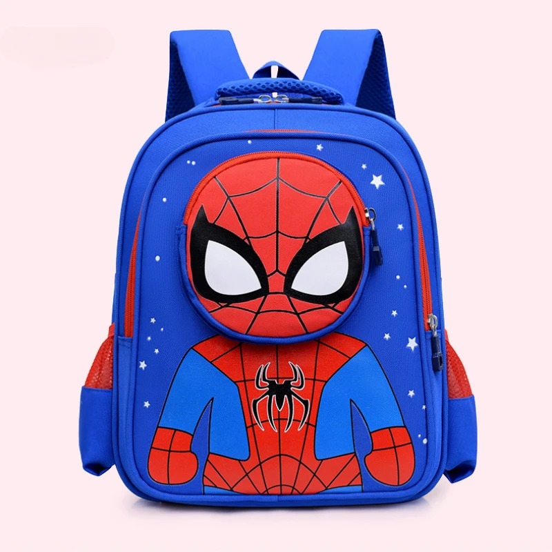 Disney Spiderman Cartoon Children Design Plecak Chłopcy 3D Wzór Torba Chłopcy 6-10 lat Tornister Dzieci Prezent Torba podróżna