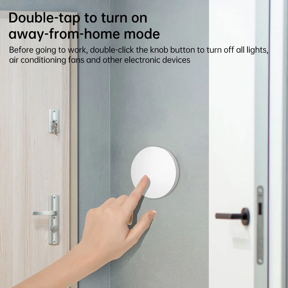 Tuya ZigBee Button Smart Scene Switch Multi-scene Linkage telecomando Wireless On Off Key Controller Zigbee Gateway Need