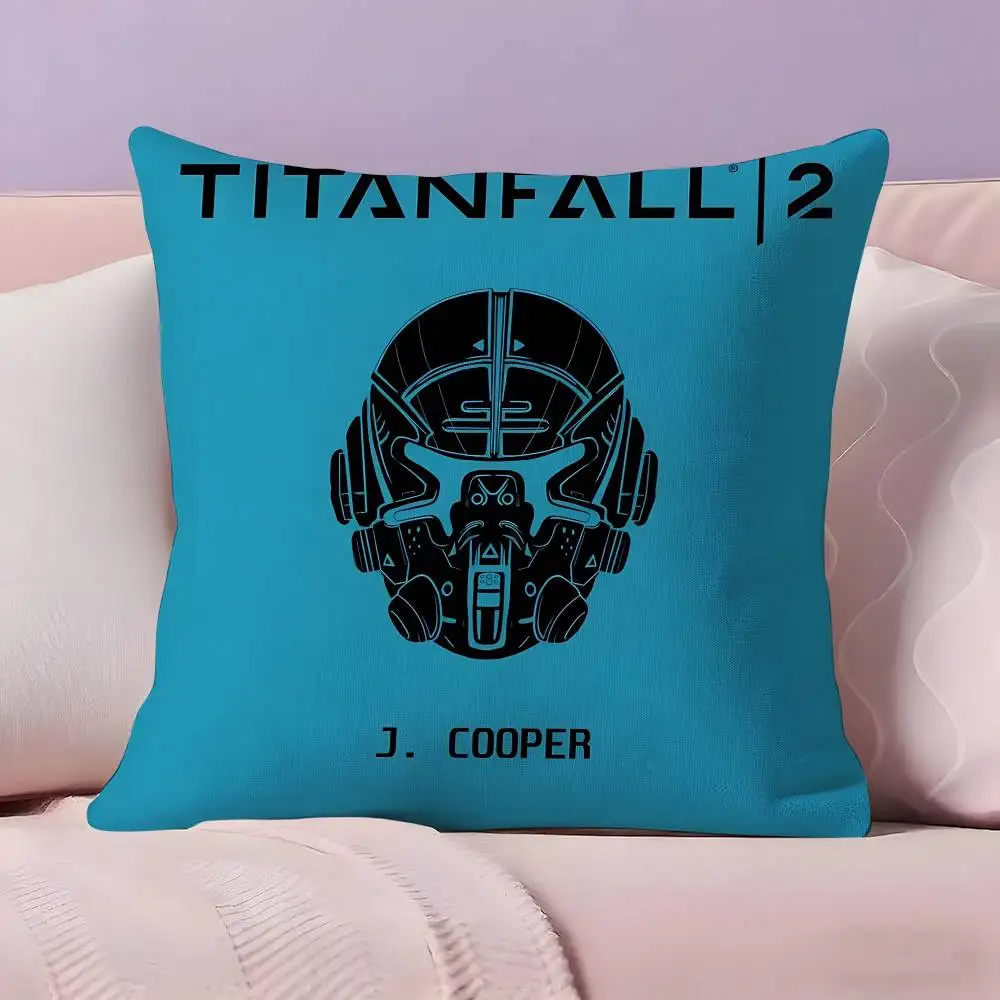 لعبة T-Titanfall 2 كيس وسادة كيس وسادة فائق النعومة وصديق للبشرة من القماش كلاود مثل الراحة وسحاب مخفي