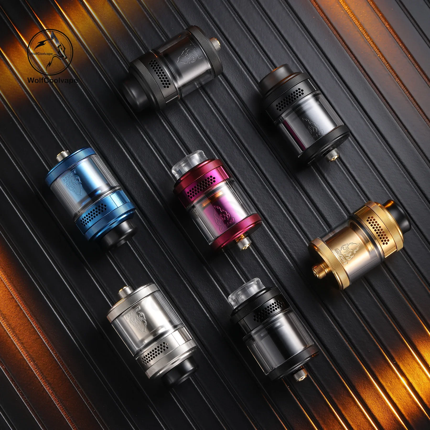 Wolfcoolvape Blaze Solo 2 Thunder Cloud RTA 25mm رذاذ خزان قابل لإعادة البناء 3.5 مللي و 5.5 مللي سعة Vape Mod ملحق #2