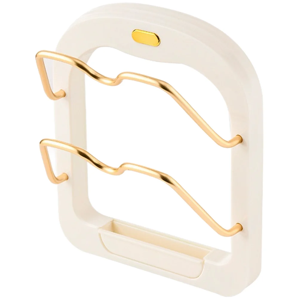 Wall Mounted Multi Functional Storage Rack Pot Cover Holder Cutting Board Rack Kitchen Storage Organization Rack