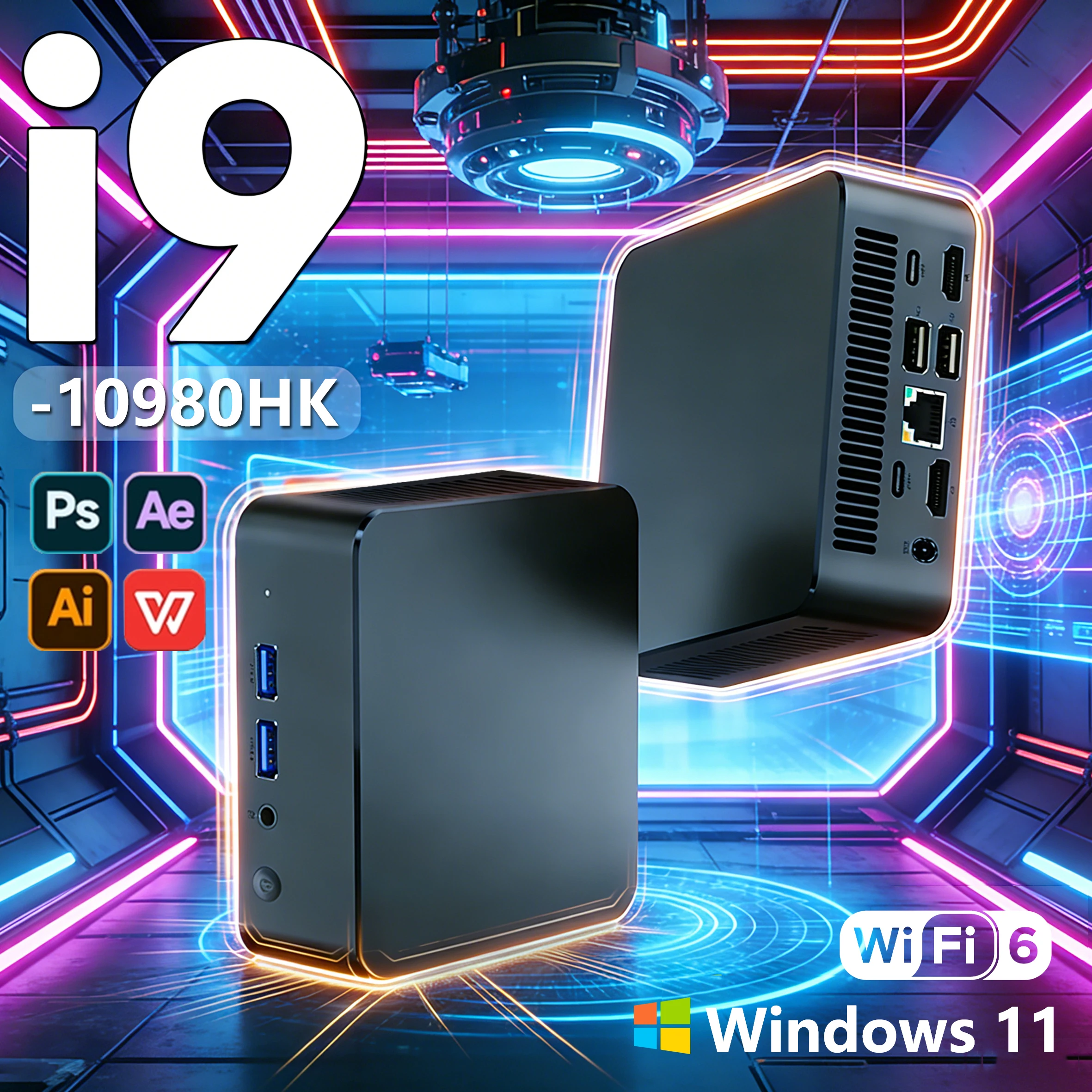 Windows 11 Pro Intel Core i9-10980HK Portable i9 Computer 16/32GB