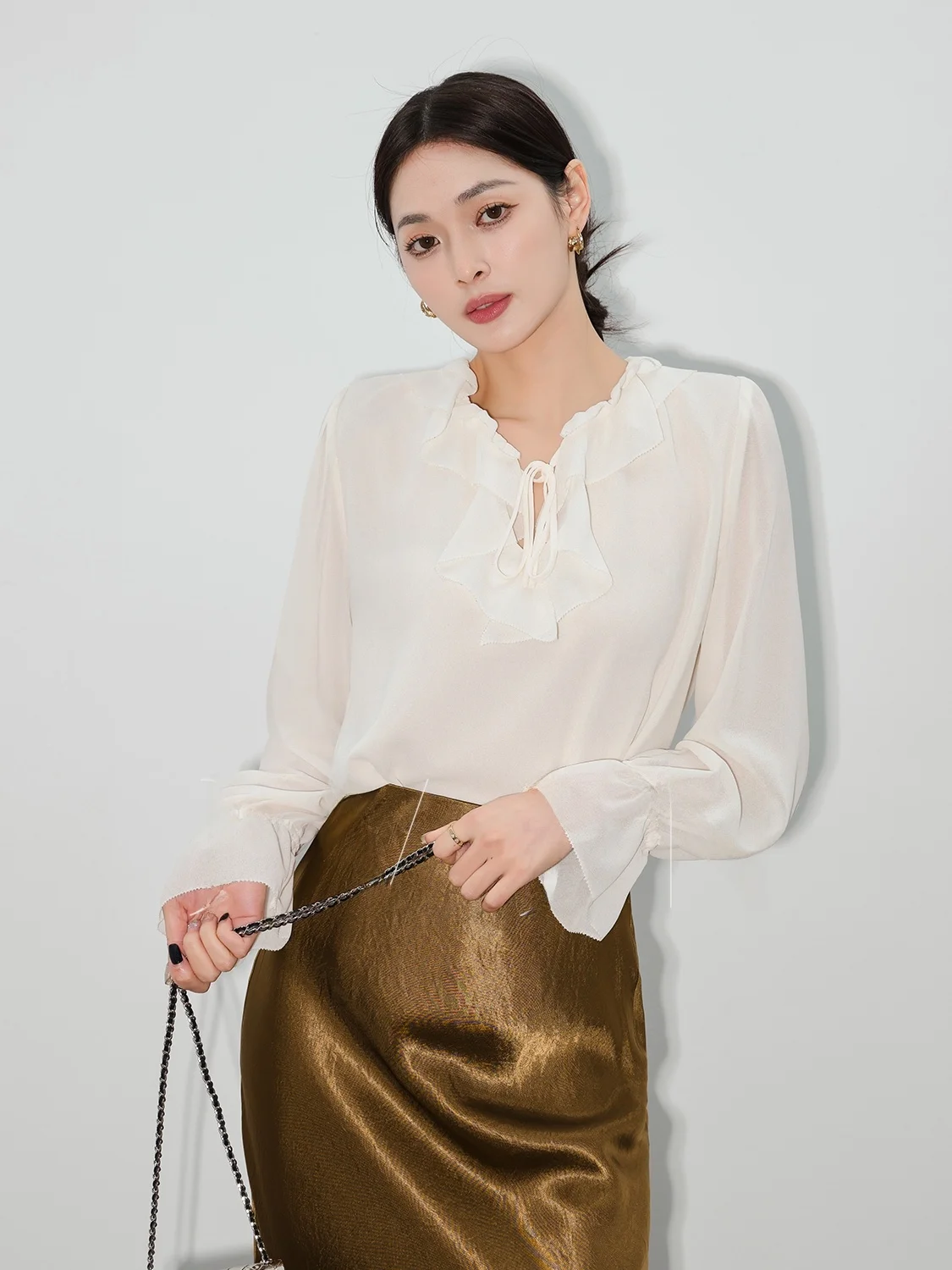 

Романтическое женственное длинное белое шифоновое платье с кружевной отделкой от JVJN, женская мода, повседневный стиль, свободный крой, дышащее.