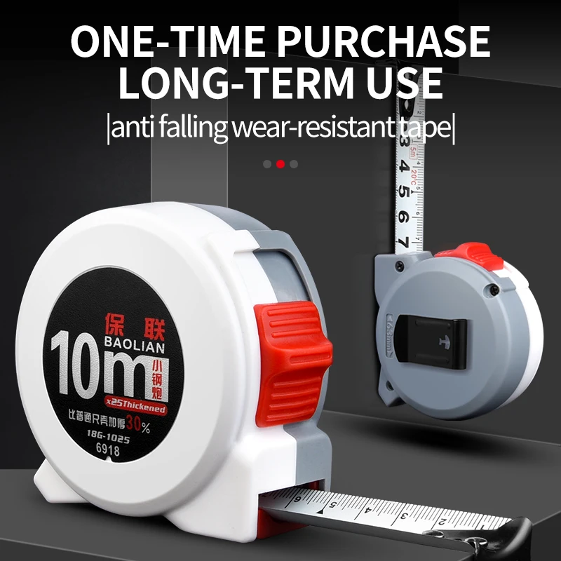 لخياطة ارتفاع الجسم قياس متر باوليان عالية الدقة الصلب شريط القياس سميكة متري أدوات البناء