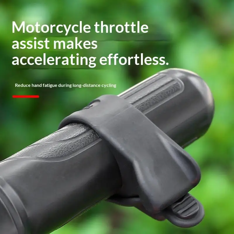 

Universal Motorcycle Throttle Assist - Silicone Non-Slip Grip Effortless Riding Aid And Fixing Tool