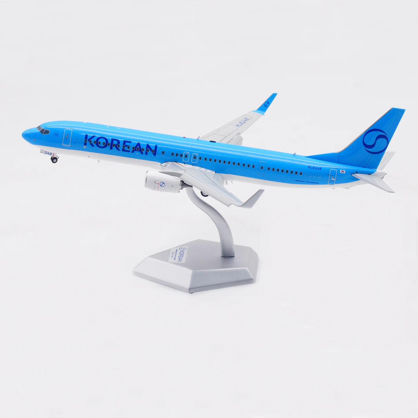 

L2183FD Alloy Collectible Plane Gift SQ Wings 1:200 KOREAN AIR Boeing B737-900ER Diecast Aircraft Jet Model HL8248 Flaps Down