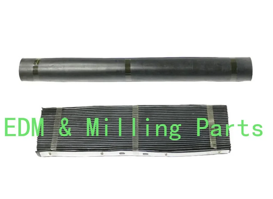 1Set (2pcs ) CNC Milling Machine Part Accordion Type & Retractable Way Cover (Front & Back) For Bridgeport Mill Part