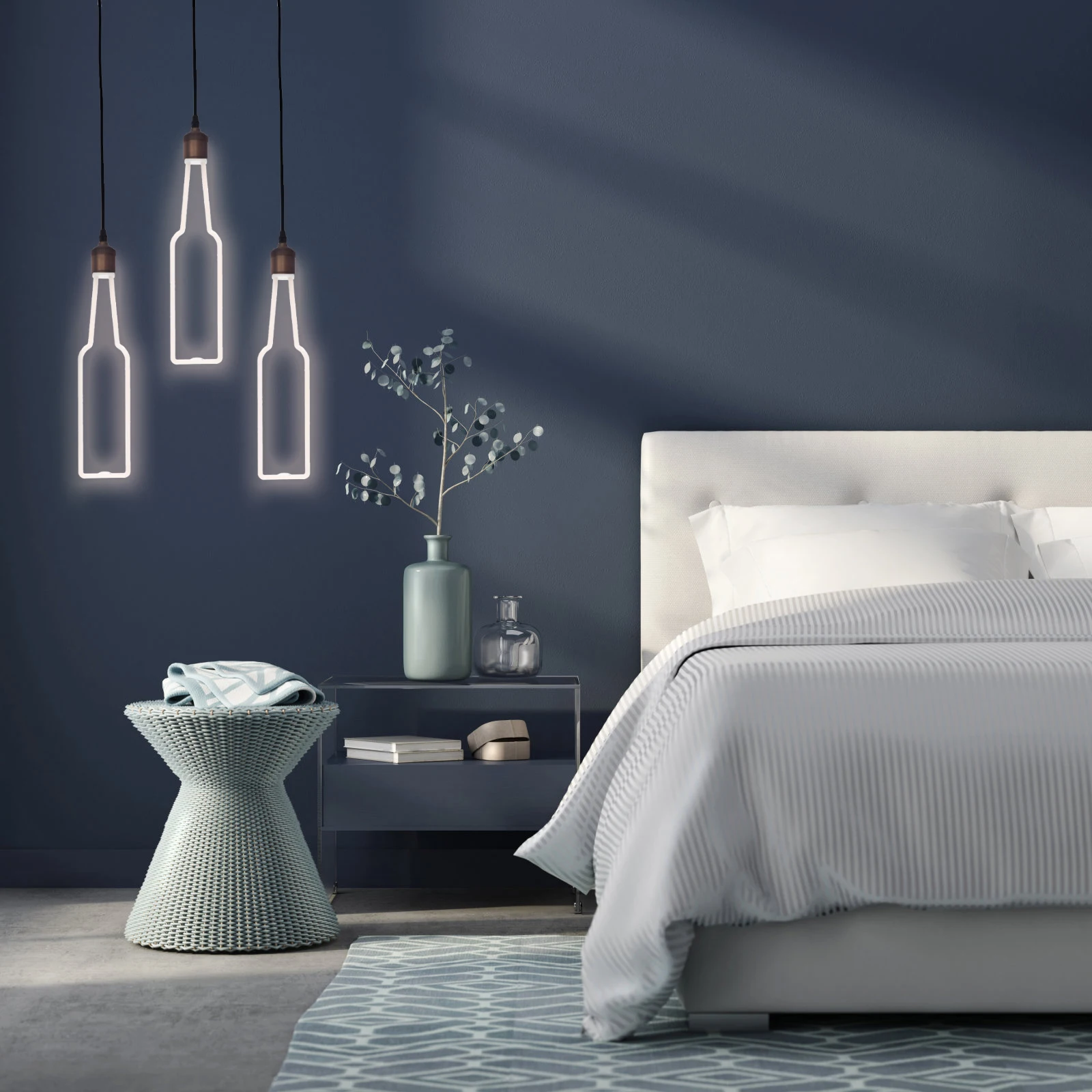 

Retro Lamp Beige Pentagram Warm White 2700K Creative Shape Decorative Light Bulb Home Hotel Restaurant LED Bulb Tube