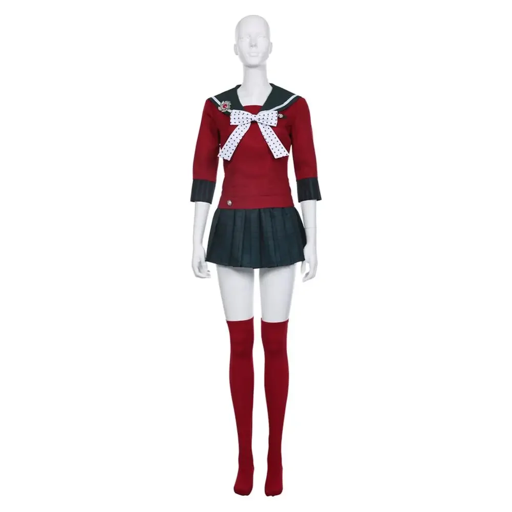 Danganronpa V3 Killing Harmony Harukawa Maki Cosplay Costume Dress School Uniform Halloween Carnival Costumes