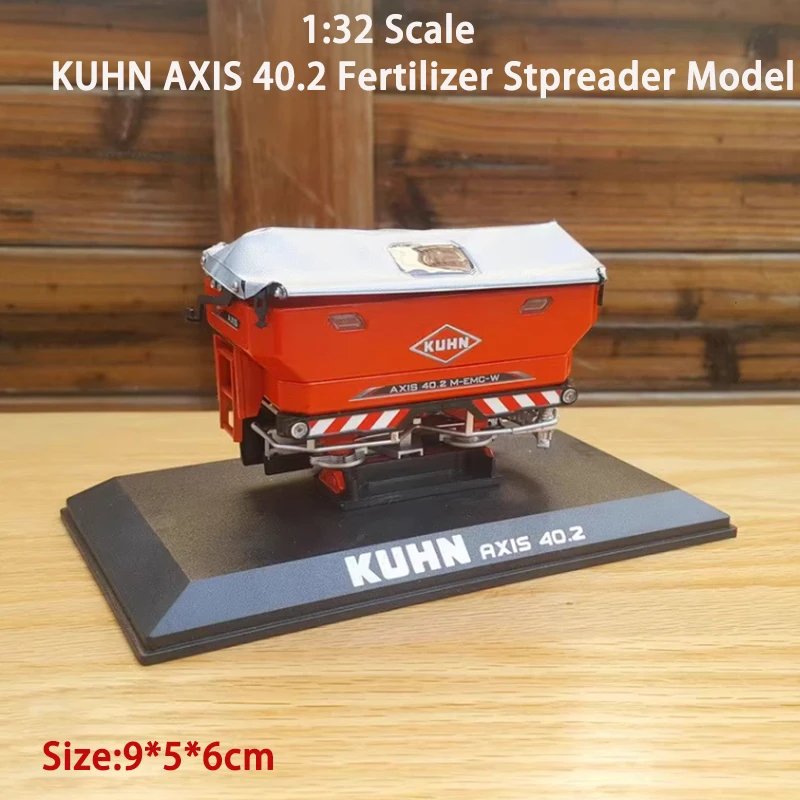 

Diecast 1:32 Scale KUHN AXIS 40.2 Fertilizer Spreader Alloy Agricultural Model Collection Souvenir Ornaments Static Display Gift
