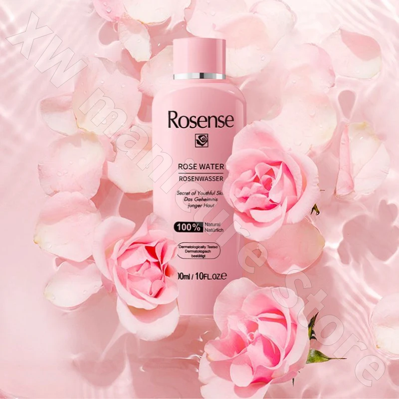 300ml Damascus Rose Petal Water Moisturizes and Softens Skin Korean Skin Care Toner Facial Glowing Revitalizes and Soothes Skin