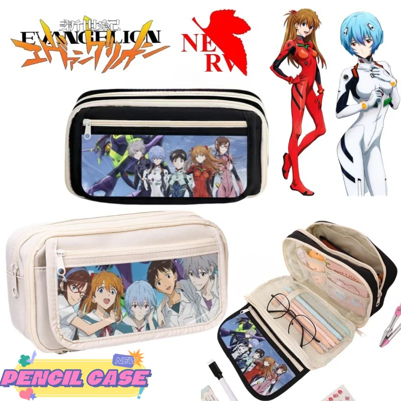 

NEON GENESIS EVANGELIONAsuka Langley Soryu Cartoon Creative Pencil Case Junior High School Student Large Capacity Stationery Box