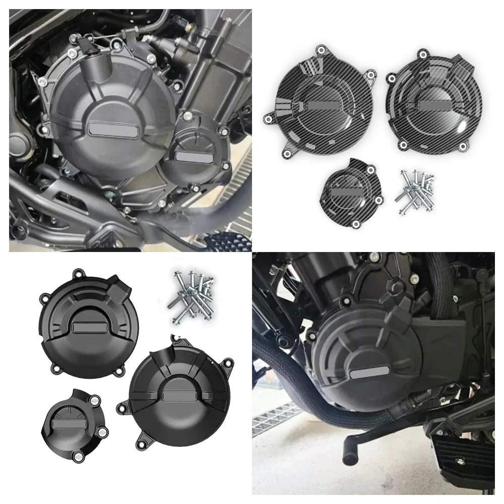 Fits for Honda CB500X NX500 ABS NX 500 Adventure Sport 2024 2025 Motorcycle Engine Case Secondary Protection Guards Set Sliders