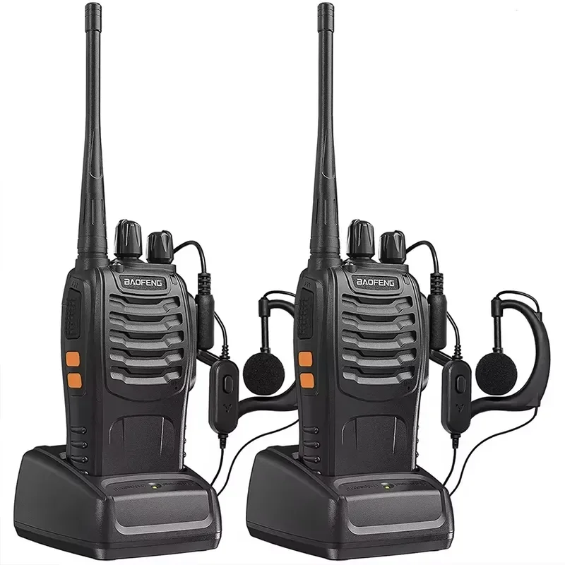 BOLRZOBF 888S wireless remote walkie-talkie outdoor handheld ham CB two-way radio UHF 400-470 trillion convenient 5w