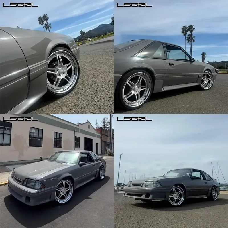 Rines Forjados i LSGZL de 2 Piezas, Diseño 5x120.65, 5x114.3, 5x120, 5x127 para Ruedas de Auto de 17, 18, 20, 21, 22 y 26 Pulgadas