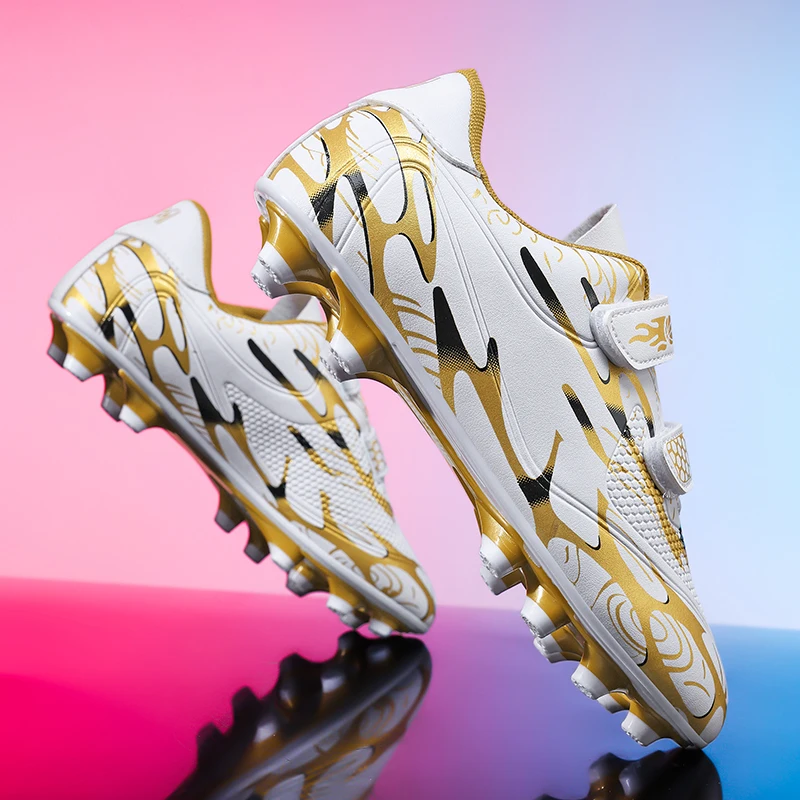 Neue Männer Kinder Fußball Stiefel Ultraleicht Jungen Professionelle Fußball Schuhe Stollen Nicht-Slip Spiel Gras Training Schuhe Drop Verschiffen – Detail 5