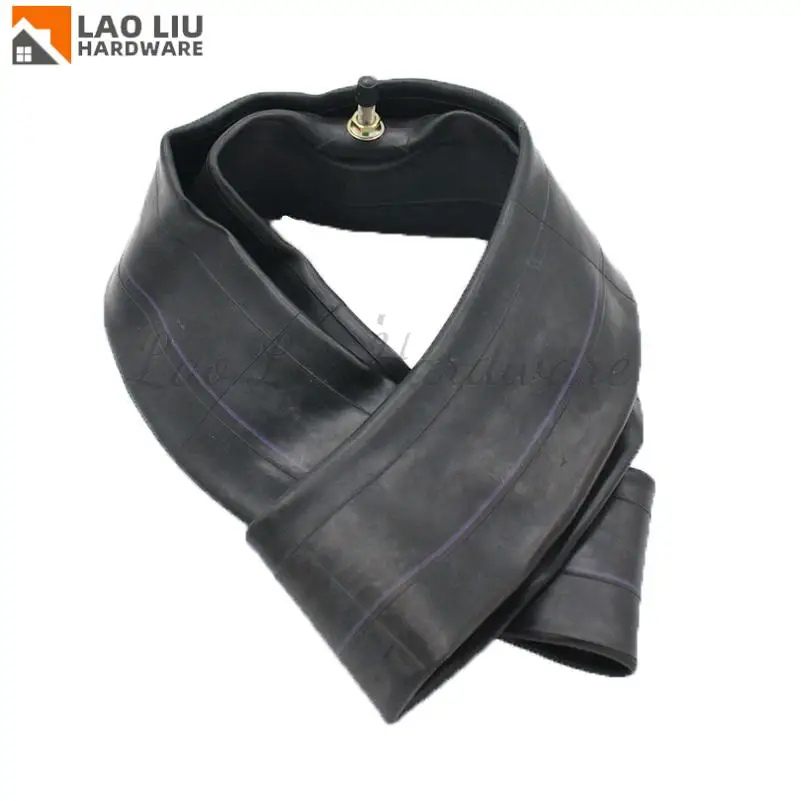 Chambre à air de pneus de moto 3.00-17 17 pouces, pneus intérieurs à Valve droite en caoutchouc