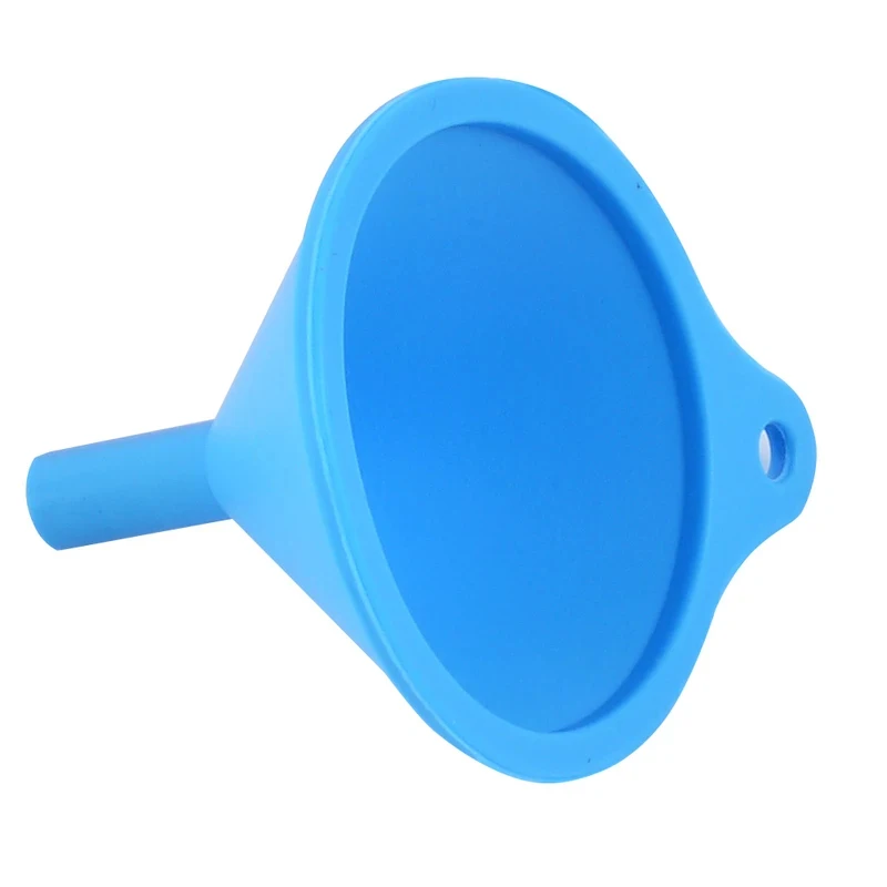 Kitchen Accessory Portable Silicone Foldable Folding Heat Resnt Collapsible Funnel