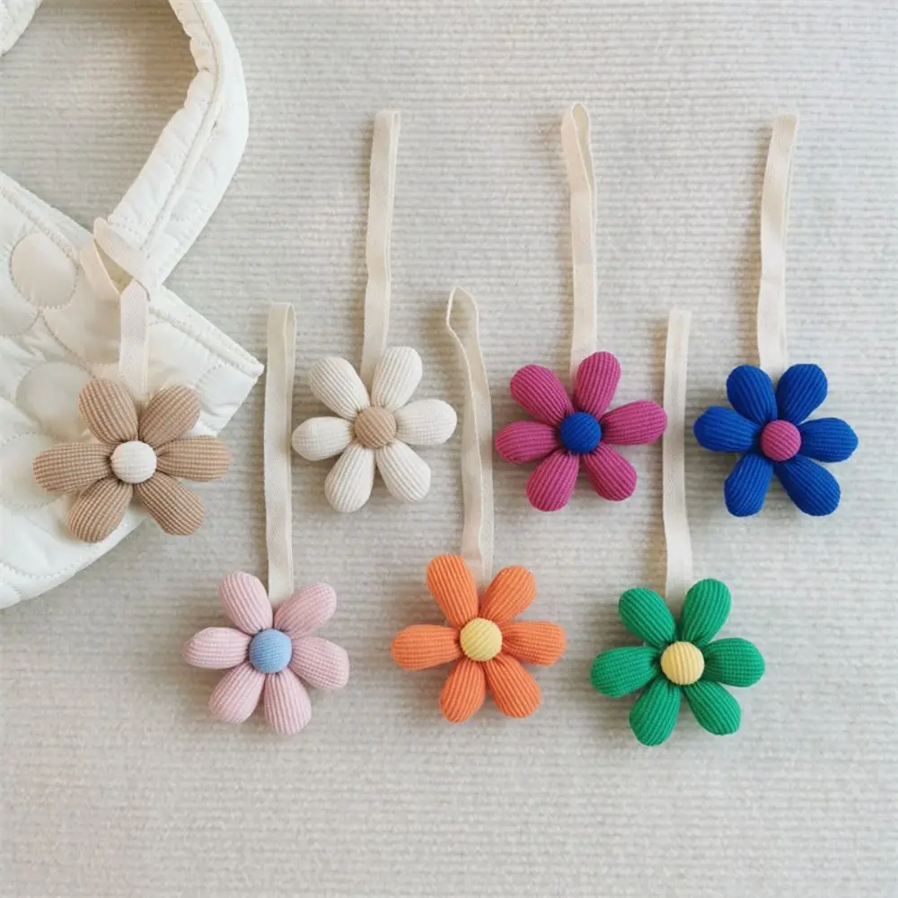 

Cloth Flower Bag Pendant Bag Match Accessories Bag Charms Fresh Backpack Decoration Korean Style Stuffed Floral Lanyard Children