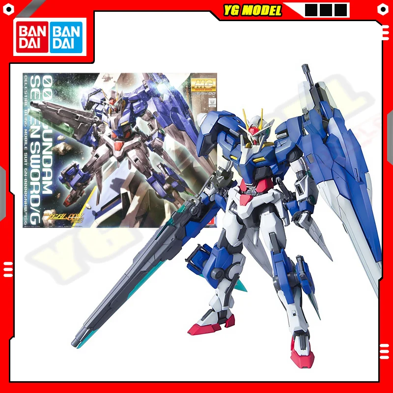 

BANDAI OO Gundam Seven Sword /G MG 1/100 Edition Standard Model Kit Assembly Strike Freedom Unicorn Action Figures Original