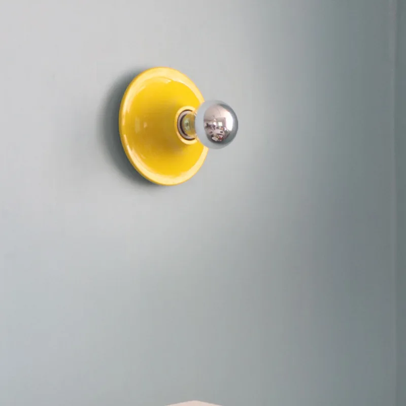 バウハウス北欧ヴィンテージカラーウォールランプレトロノスタルジック中世リビングルーム寝室廊下壁ライト装飾照明ルミニアラ